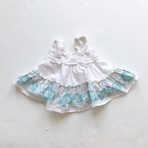 Babygap smocked floral swing top EUC 12-18 months